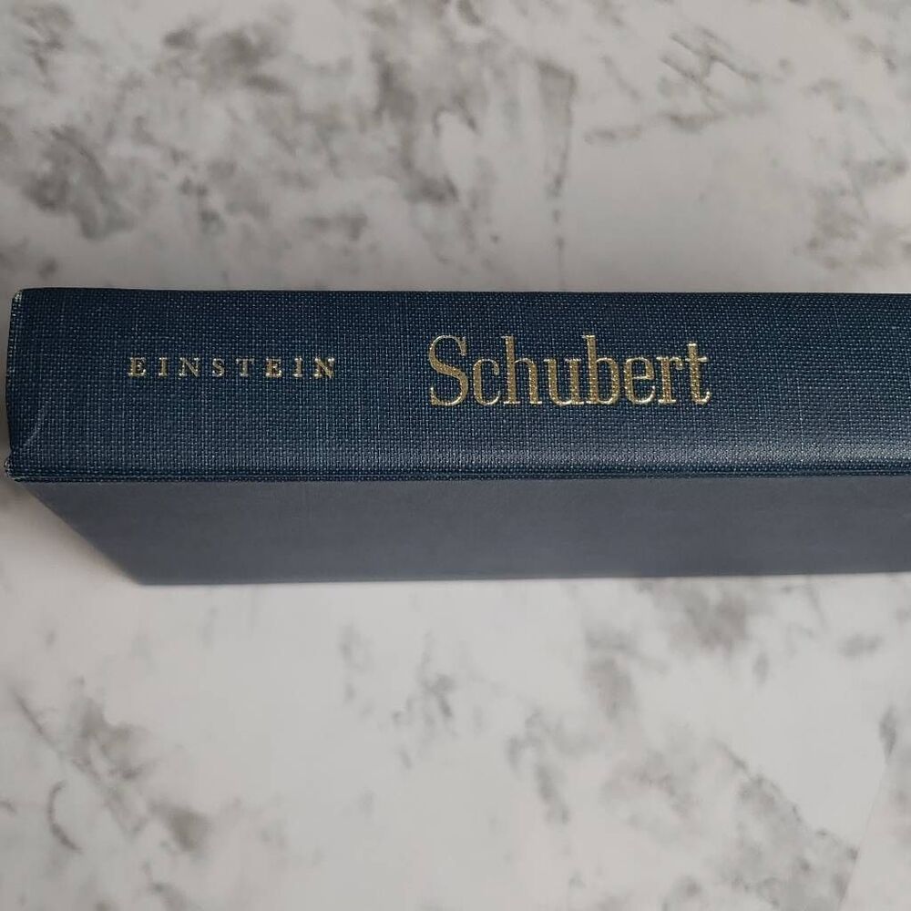 Vintage Schubert Book by Alfred Einstein